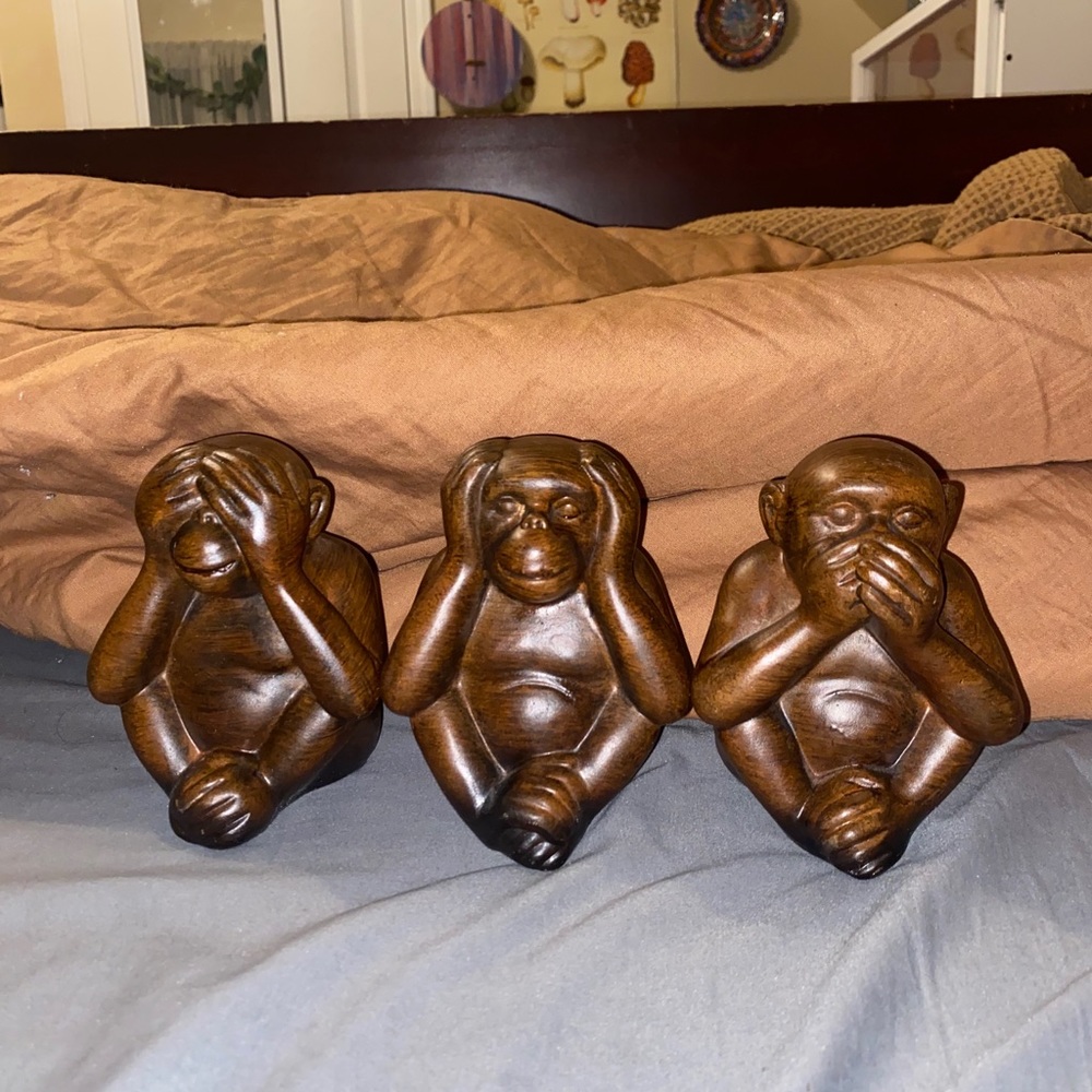 See No Evil, Hear No Evil, Speak No Evil Monkeys
